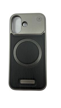 Wooden Texture iPhone 17 Phone Case - Black